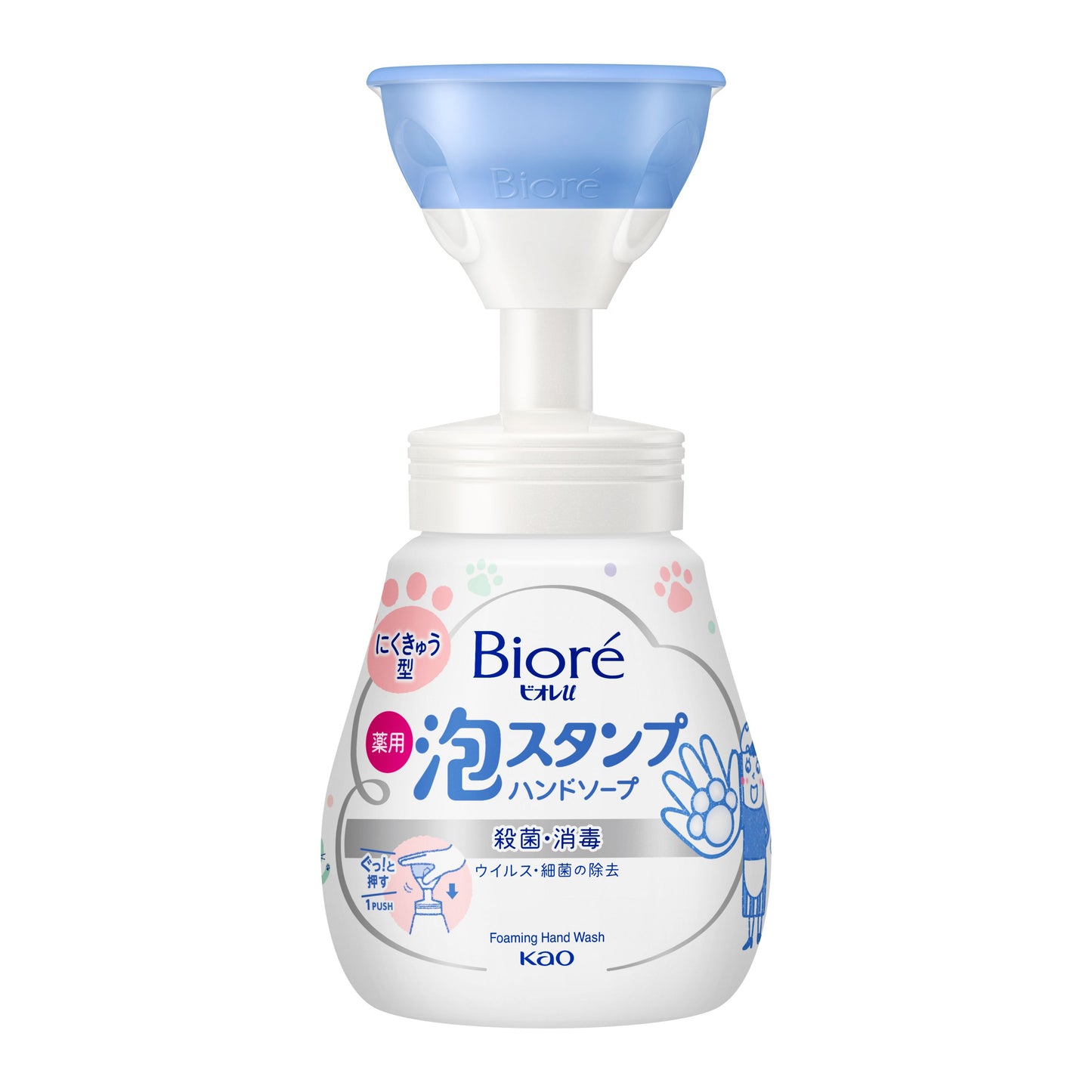 Biore u Foam Stamp Hand Soap 240ml Paw Or Flower