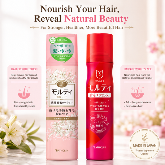 Bathclin Molty Medicinal Hair Growth Lotion or Hair Essence 130g