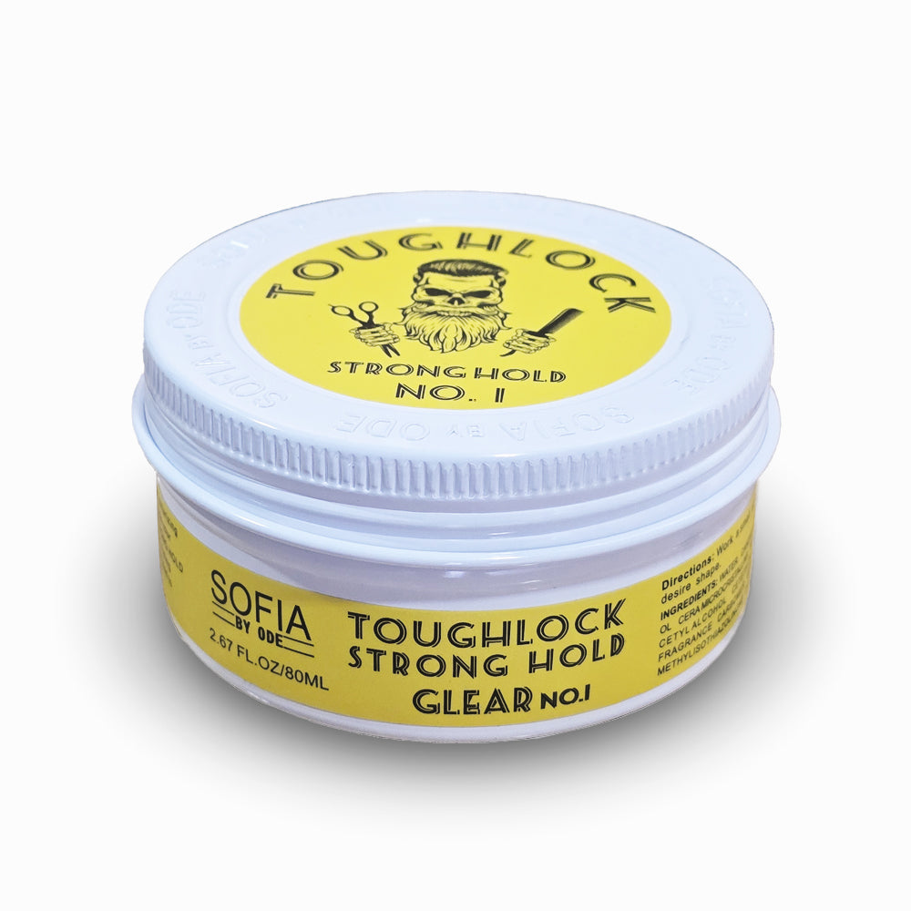 SOFIA BY ODE Tough Lock Strong Hold Hair Wax-Maximum Control, Al l-Day Definition (No.1 Clear)