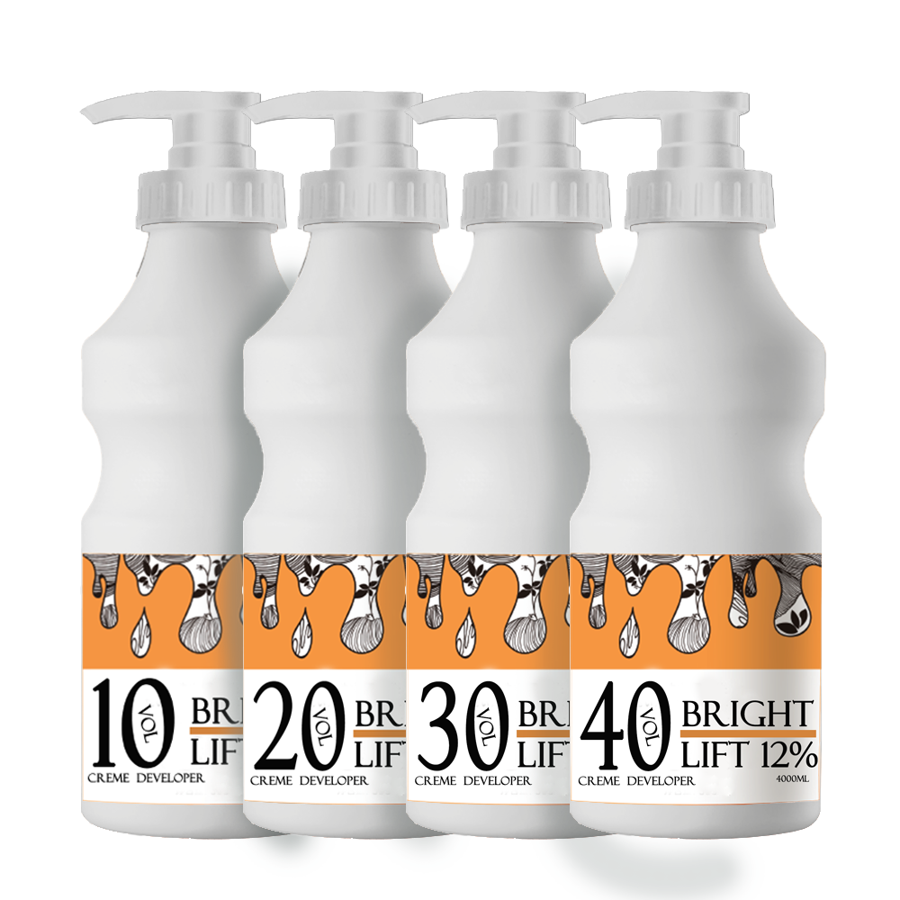 Bright Lift Crème Developer – Professional Hair Color Activator (10V, 20V, 30V, 40V)