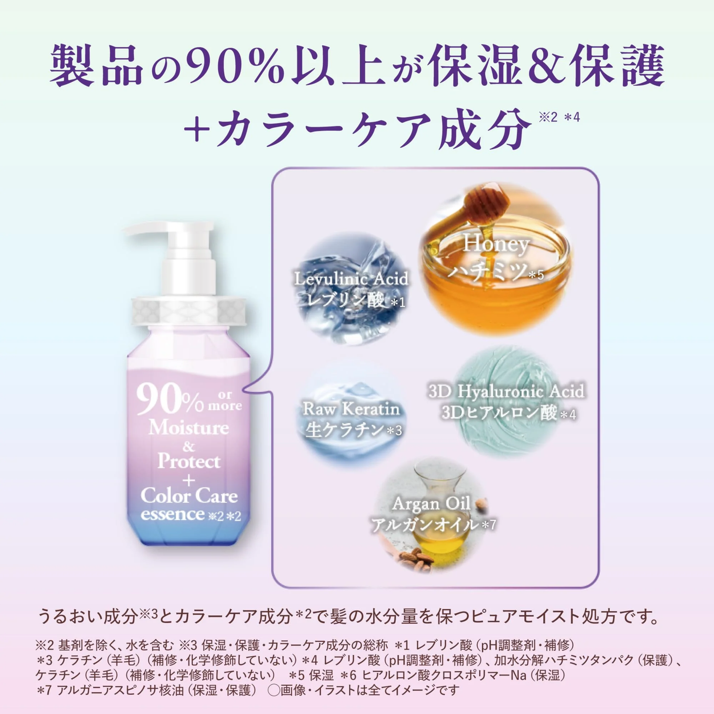 &honey Color Control Repair Shampoo, Conditioner and Hair Oil Set 440ml+445g+100ml