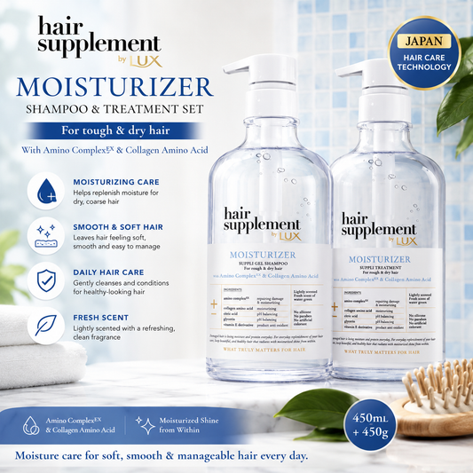 LUX Hair Supplement Shampoo & Conditioner Set 450ml + 450g