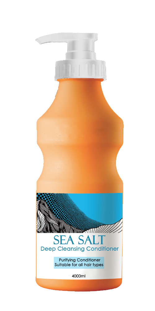 Sea Salt Deep Cleansing Purifying Shampoo or Conditioner– Detox & Refresh for Oily or Buildup-Prone Hair