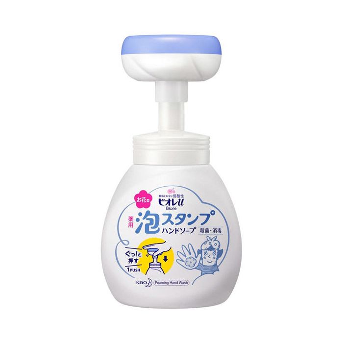 Biore u Foam Stamp Hand Soap 240ml Paw Or Flower