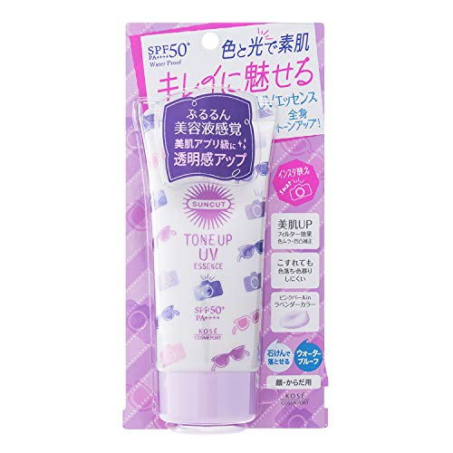 Kose Suncut Tone Up UV Essence / Tone Up UV Spray SPF50+/PA++++