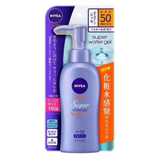 Kao Nivea Sun Super Water Gel SPF50 Pump 140g
