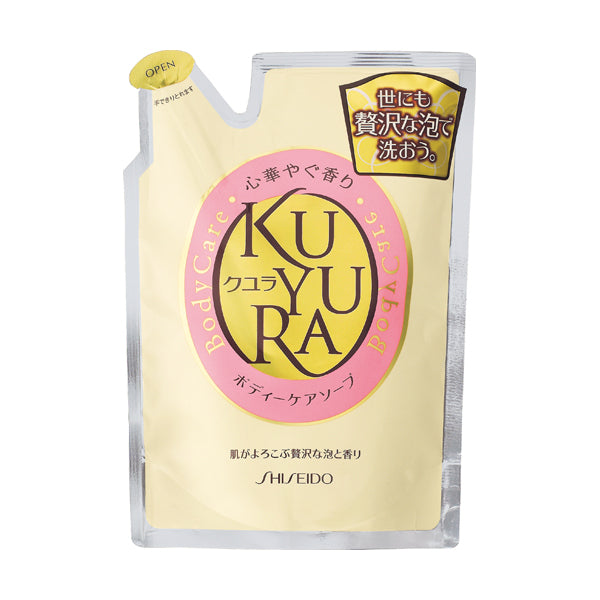 Shiseido Kuyura Body Care Soap 550ml & refill 400ml