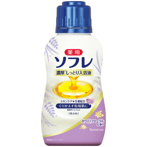 Bathclin SOFRE Moisture Bath Liquid White Floral 480ml