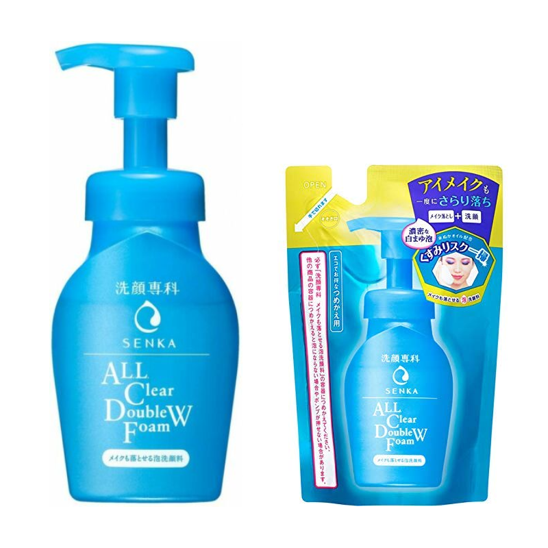 Shiseido All Clear Double Wash Foam Makeup Remover Face Wash 150ml