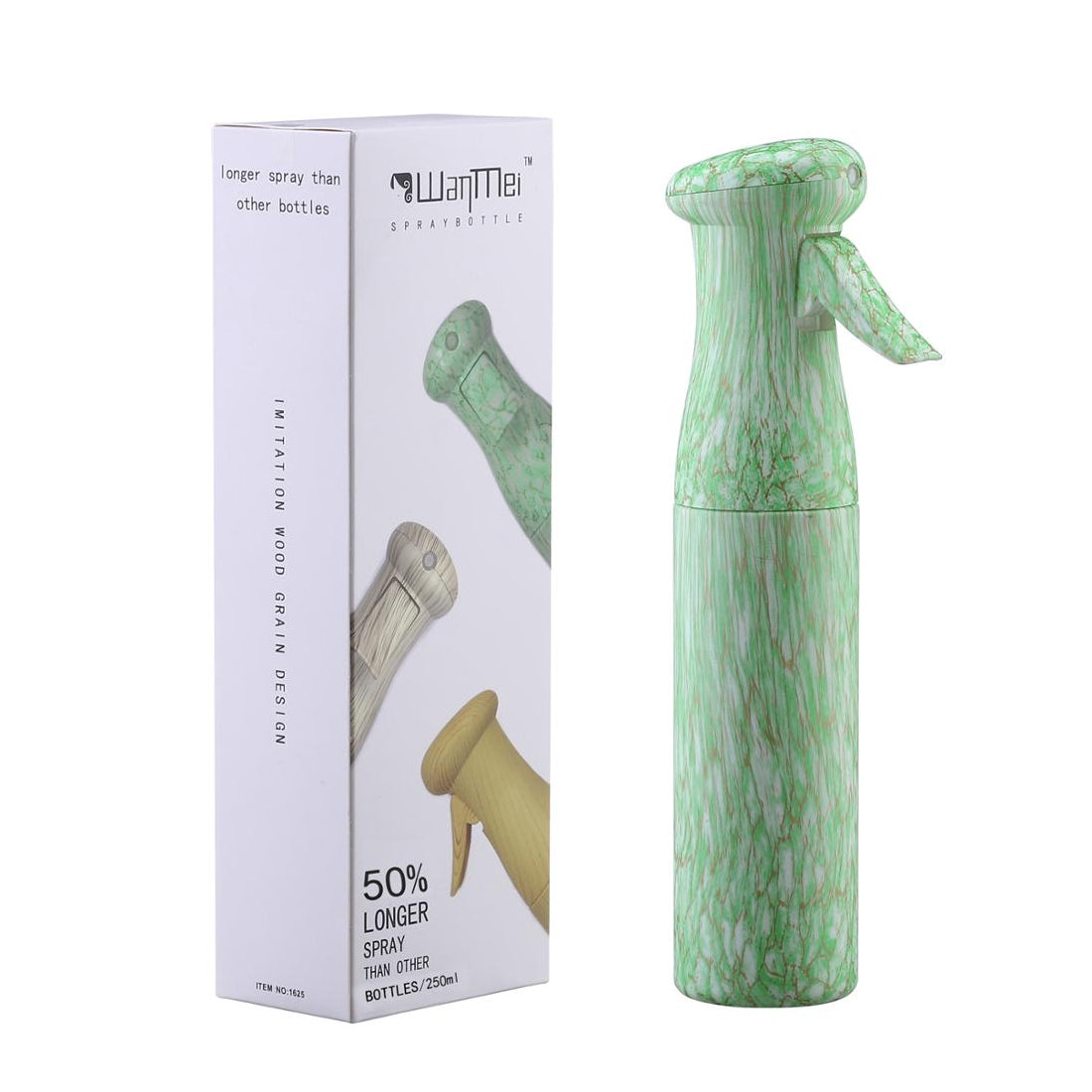 Wood Grain Spray Bottle 8.5 OZ-Continuous Water Mister Spray Bottle Empty-Fine Mist