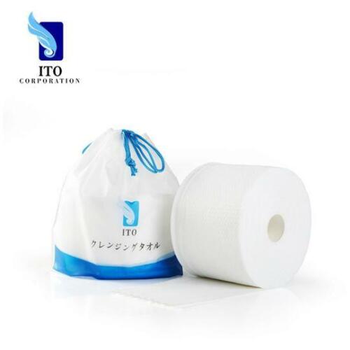 ITO Disposable Cleansing Cotton Tissue Face Wash Towel Makeup Remover 80pcs/Roll