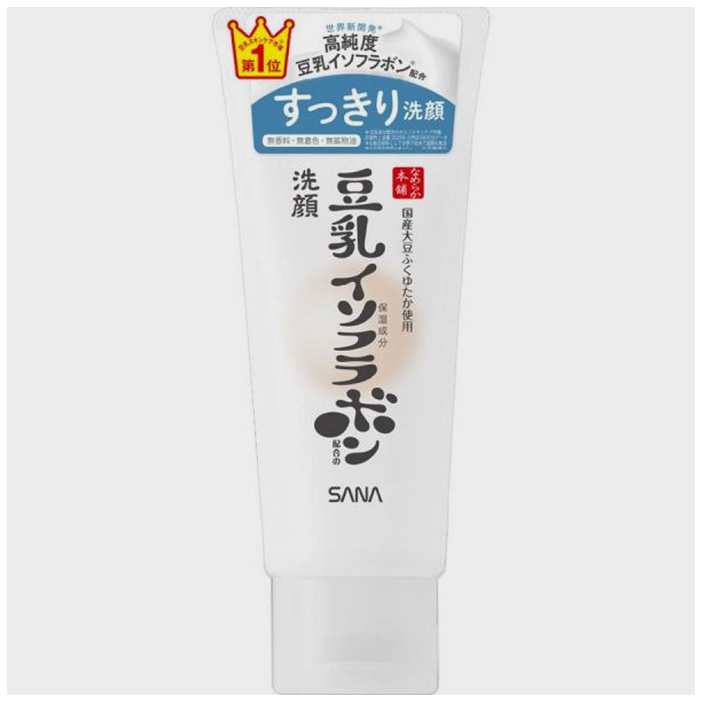 Japanese Nameraka Sana Isoflavone Cleansing Foam Wash, 150g