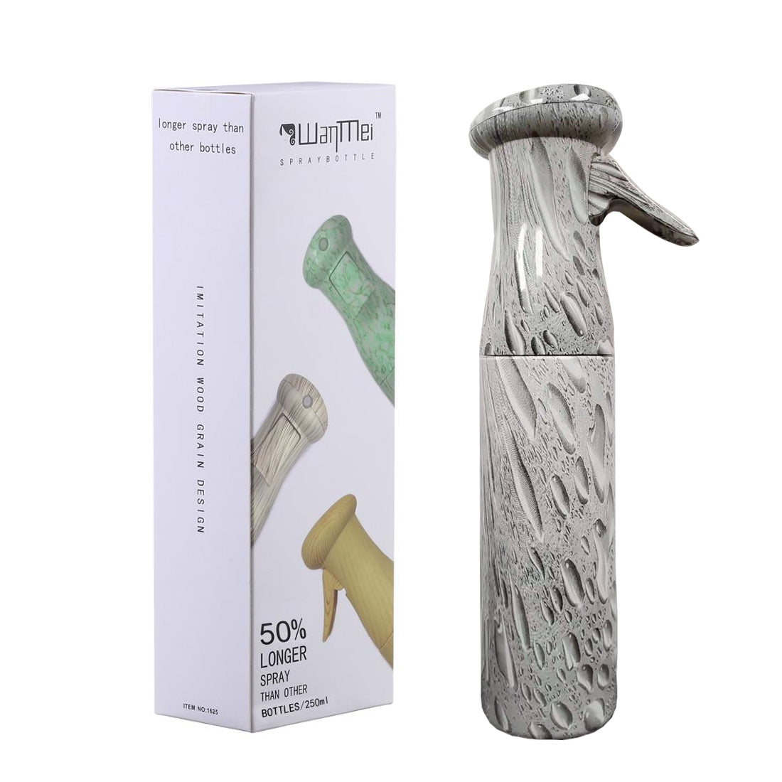 Wood Grain Spray Bottle 8.5 OZ-Continuous Water Mister Spray Bottle Empty-Fine Mist