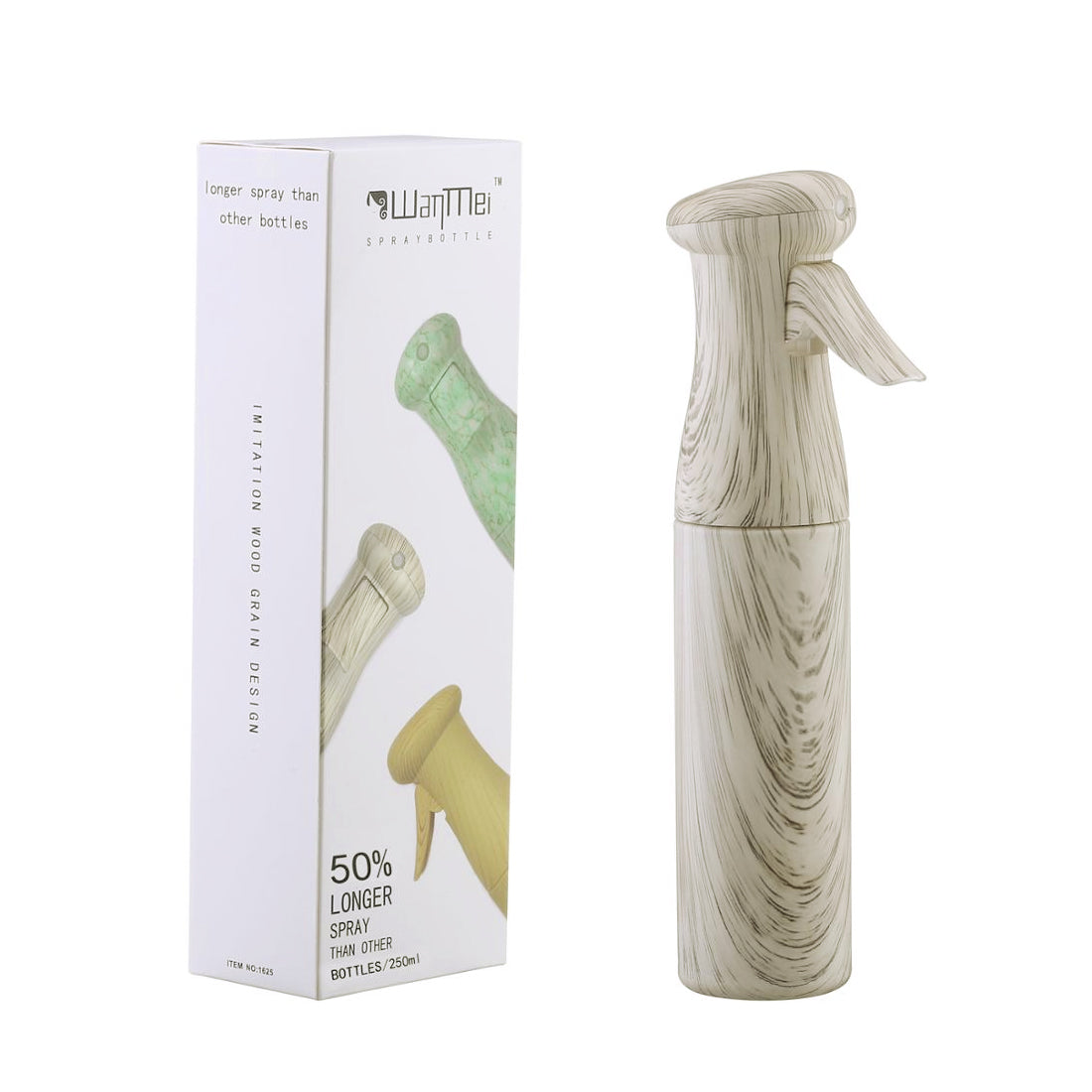 Wood Grain Spray Bottle 8.5 OZ-Continuous Water Mister Spray Bottle Empty-Fine Mist