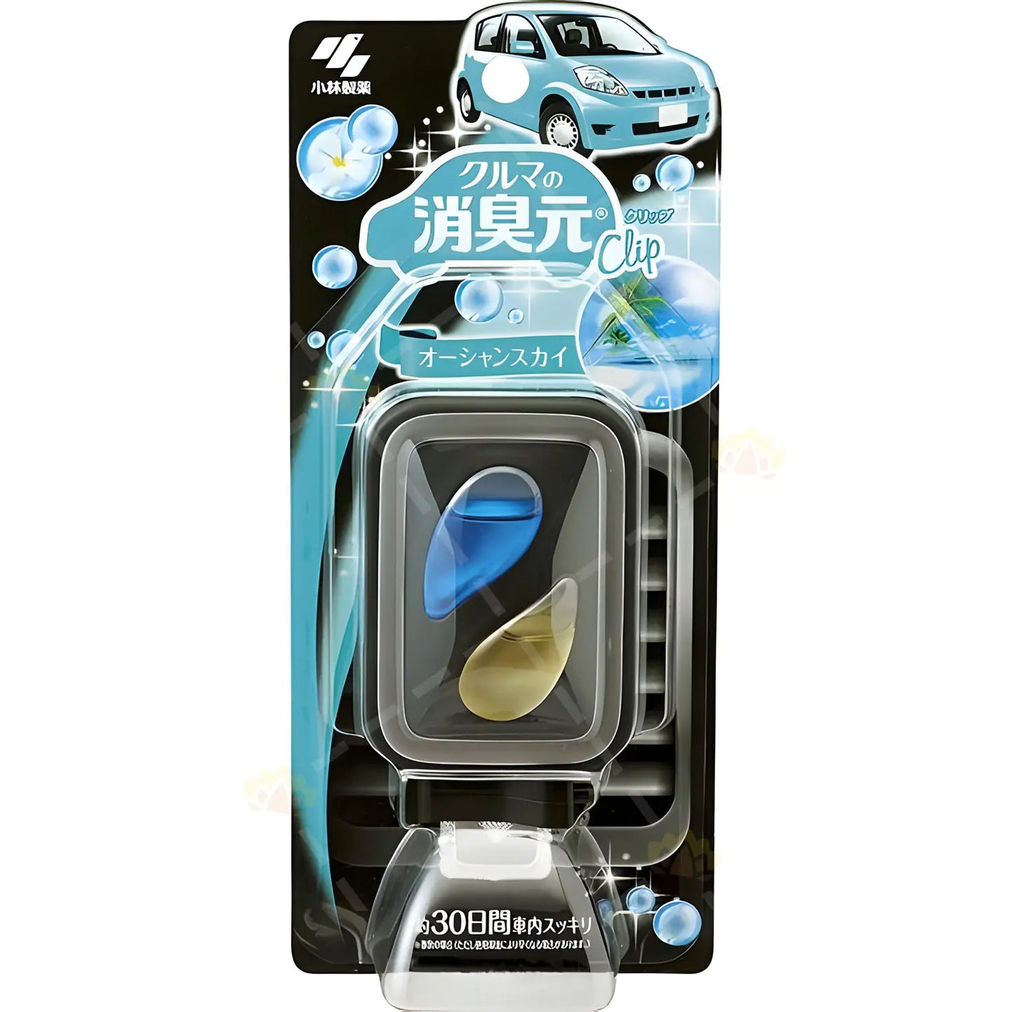 Kobayashi Deodorant for Car Clip On Air Freshener 4.6ml - Choose Scent