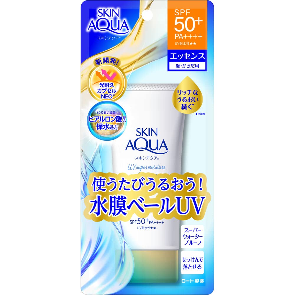 Rohto Skin Aqua Super Moisture Essence SPF50+PA++++ 80g