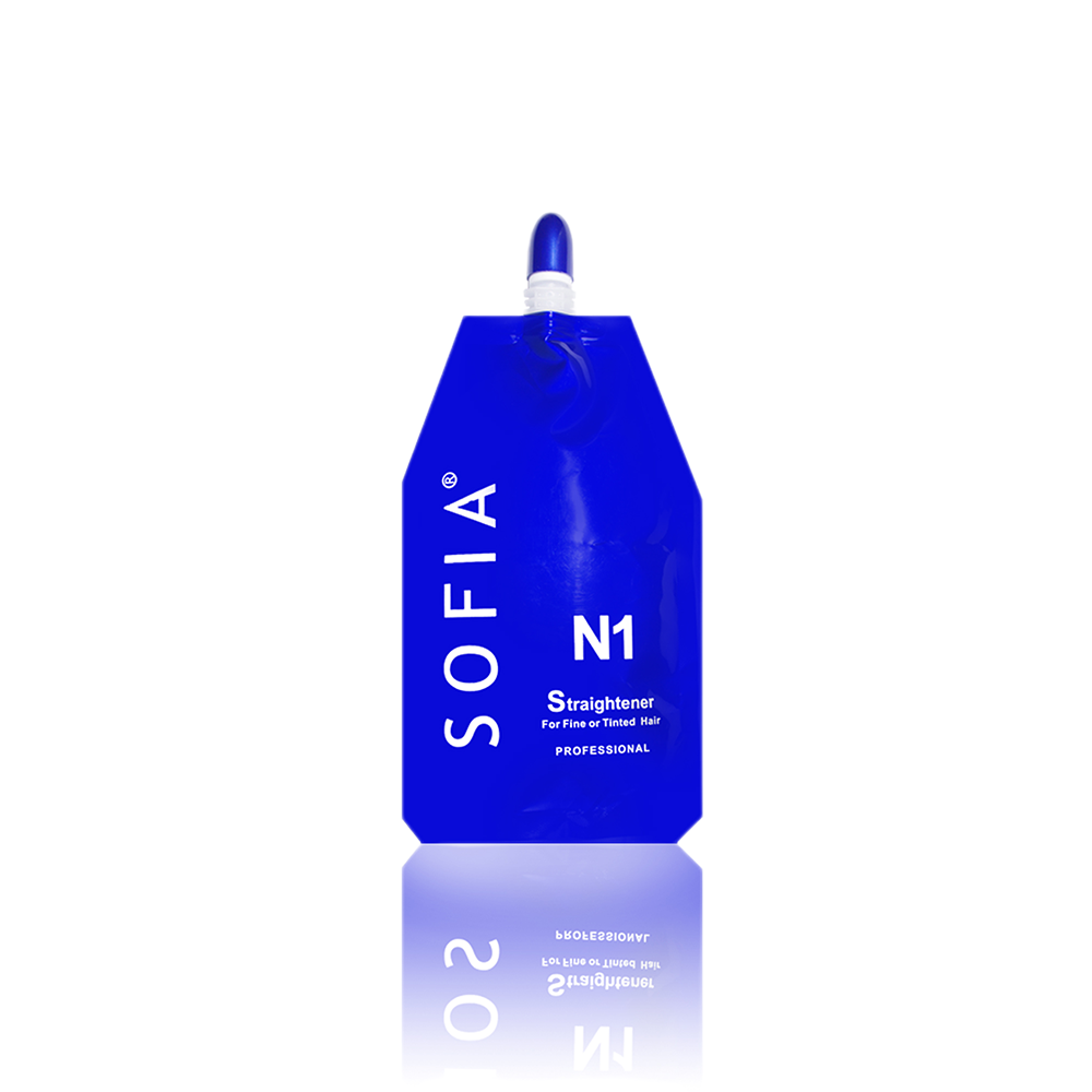 SOFIA Hair Rebonding Professional Hair Straightener (N1 OR H1) + Neutralizer Cream for Fine or Tinted hair 500ml