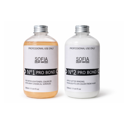 No.1 & No.2 Bond Hair Repair Set – Pre & Post Bleach Hair Treatment Set for Bond Protection, Strengthening & Color Safe Repair