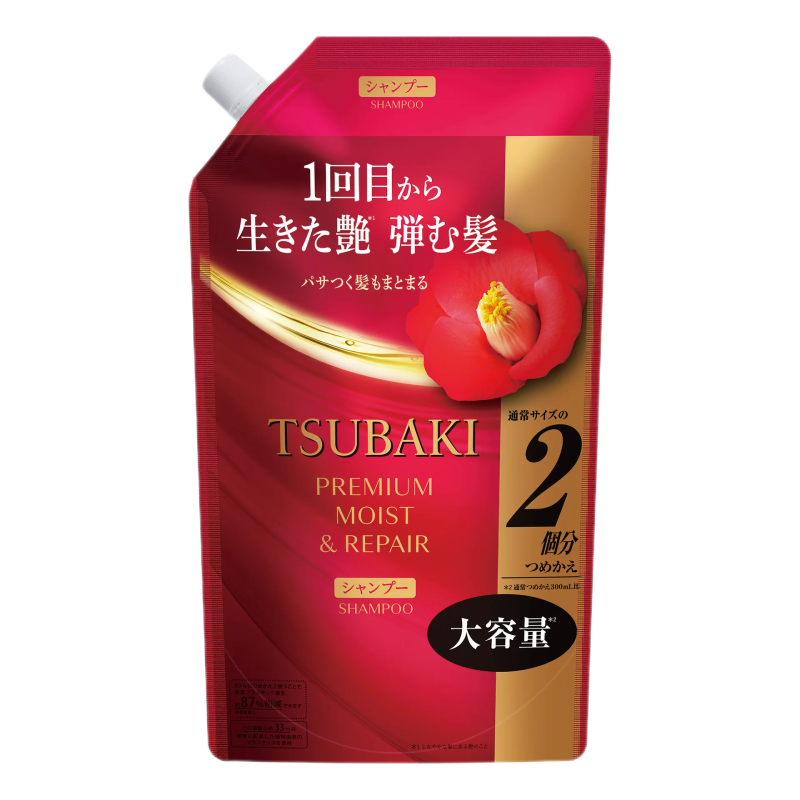 Shiseido Tsubaki Premium Moist / Premium Repair Shampoo, Conditioner Refill