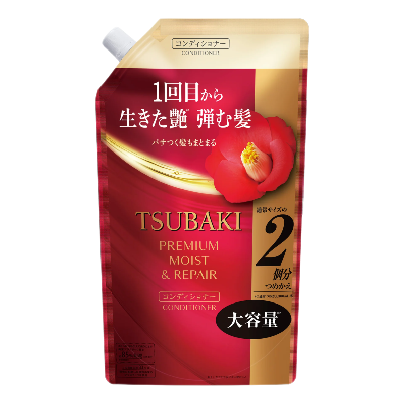Shiseido Tsubaki Premium Moist / Premium Repair Shampoo, Conditioner Refill