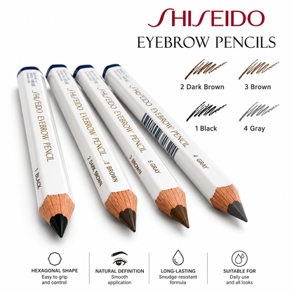 Shiseido Mini Eyebrow Pencil 1.2g Pack of 2