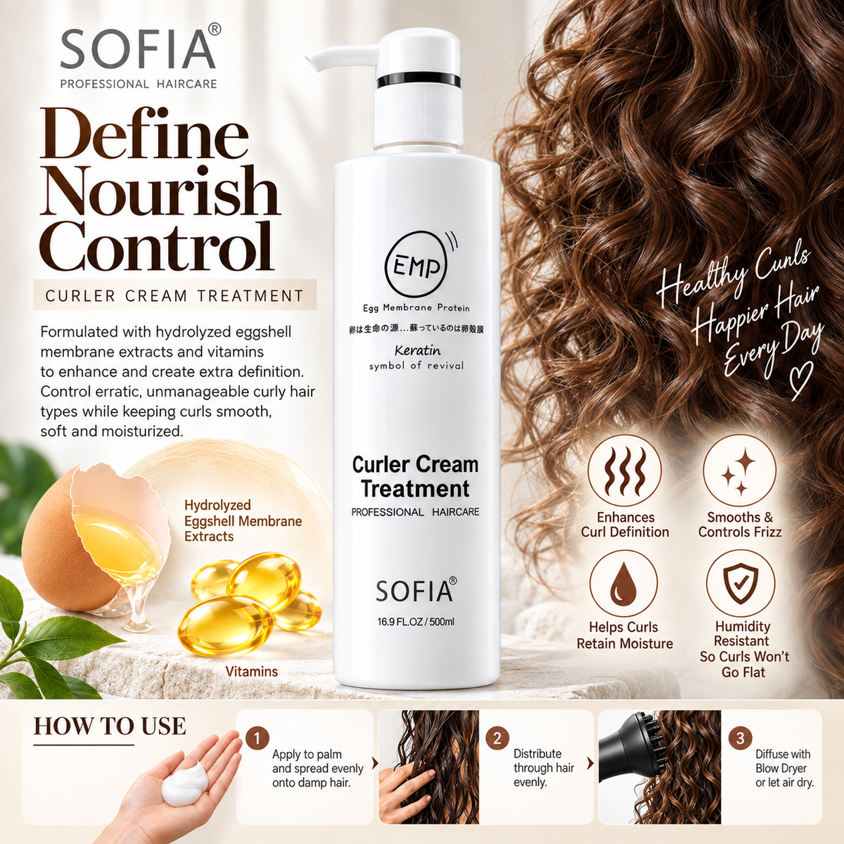 EMP Curl Enhancing Lotion 500ml