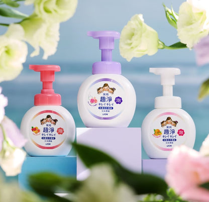 LION Kirei Kirei Foaming Hand Soap Pump – Antibacterial Foaming Hand Wash- 250ml (3TYPES)