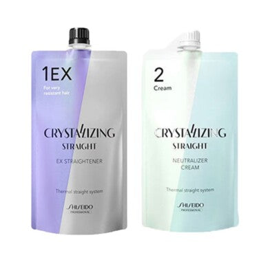 Hair Rebonding Crystallizing Hair Straightener EX1 + Neutralizer Cream