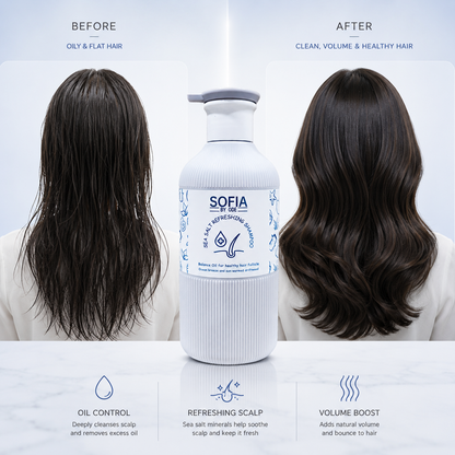 Sea Salt Refreshing Shampoo - Balance Oily Hair 500ml
