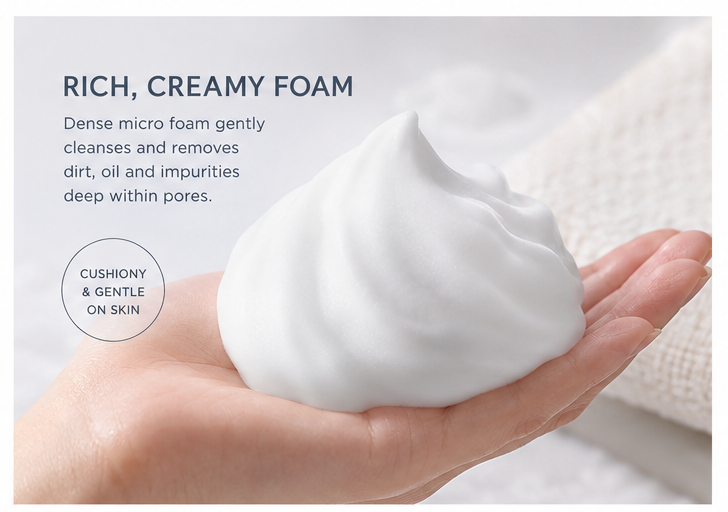 SENKA Premium Perfect Whip Clear 120g Japanese Foaming Facial Cleanser Face Wash