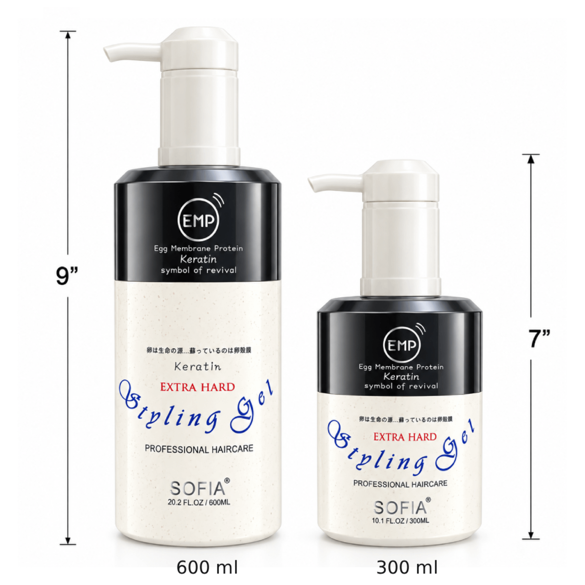 EMP Styling Gel Extra Hard 300ml / 600ml