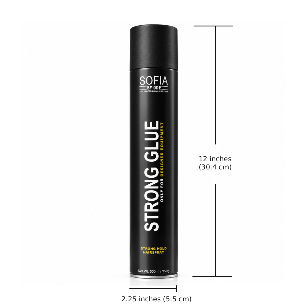 ODE Strong Glue - Strong Hold Hairspray (500ml/330g)