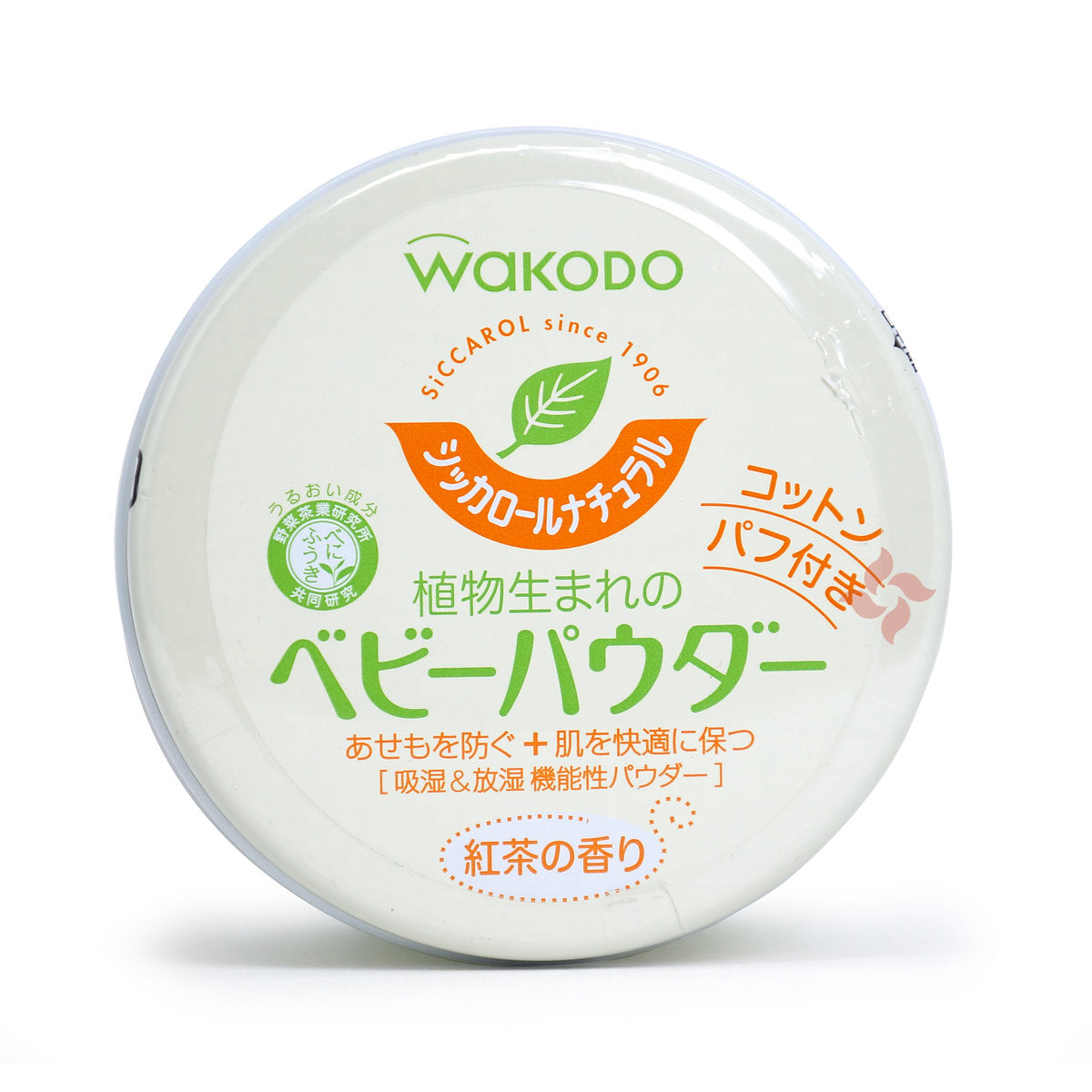 Wakodo Shikka Roll Natural baby skin care powder 120g