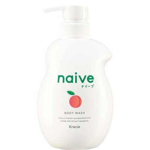 Kracie Naive Body Wash Soap 530ml Green Tea / Marine / Peach / Aloe / Refresh