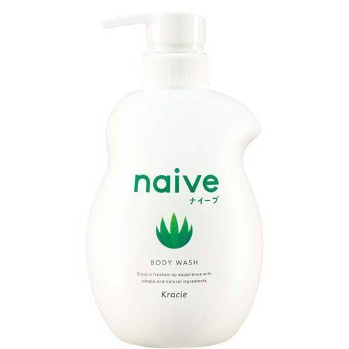 Kracie Naive Body Wash Soap 530ml Green Tea / Marine / Peach / Aloe / Refresh