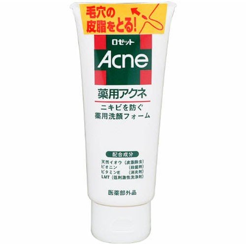 ROSETTE Medicinal Acne Facial Cleansing Foam (130g)