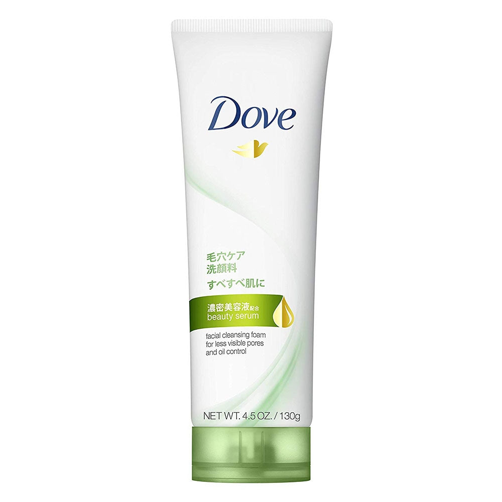 Washing face with deals dove