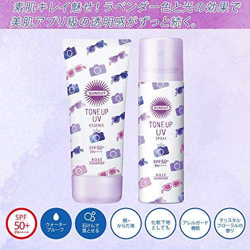 Kose Suncut Tone Up UV Essence / Tone Up UV Spray SPF50+/PA++++