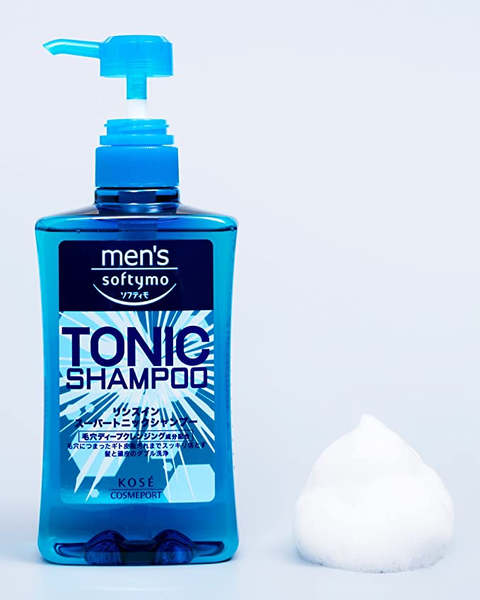 Kose Men's Softymo Rinse in Super Tonic Shampoo 550ml
