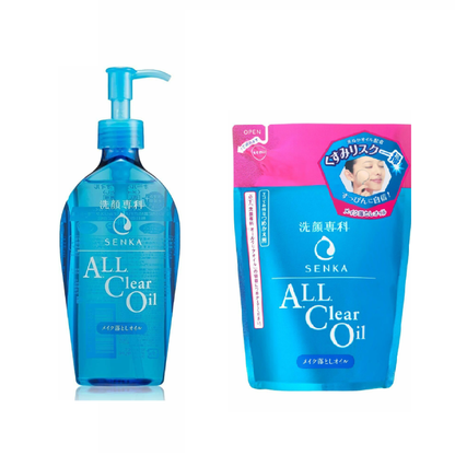 Shiseido SENKA All Clear Oil 230ml (Refill Available)