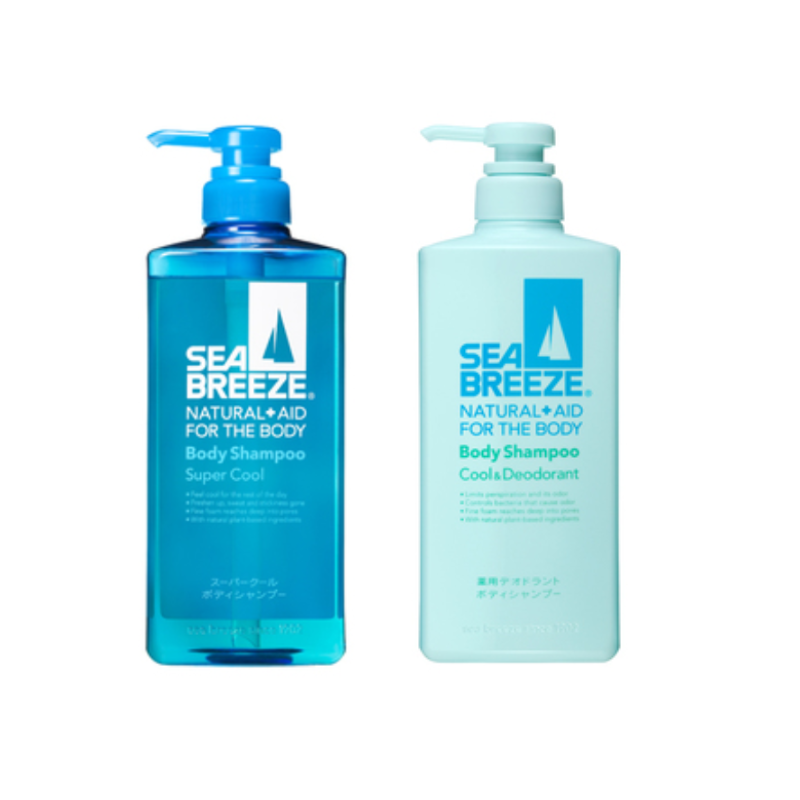 SHISEIDO Sea Breeze Natural + Aid For The Body - Body Shampoo 600ml