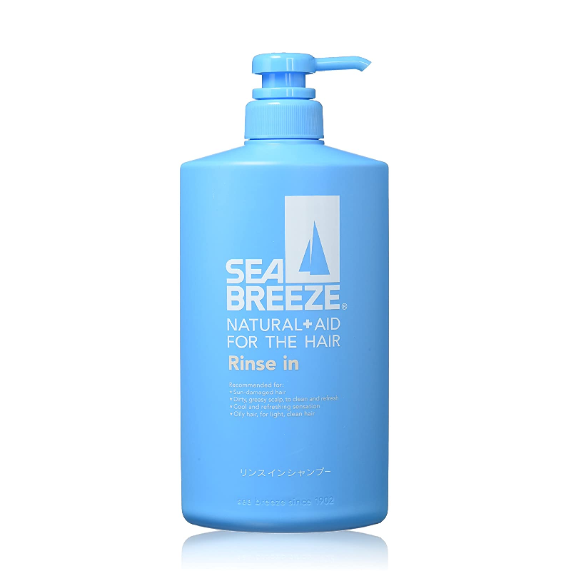 SHISEIDO Sea Breeze Natural + Aid For The Hair Rinse In Shampoo 600ml (refill available)