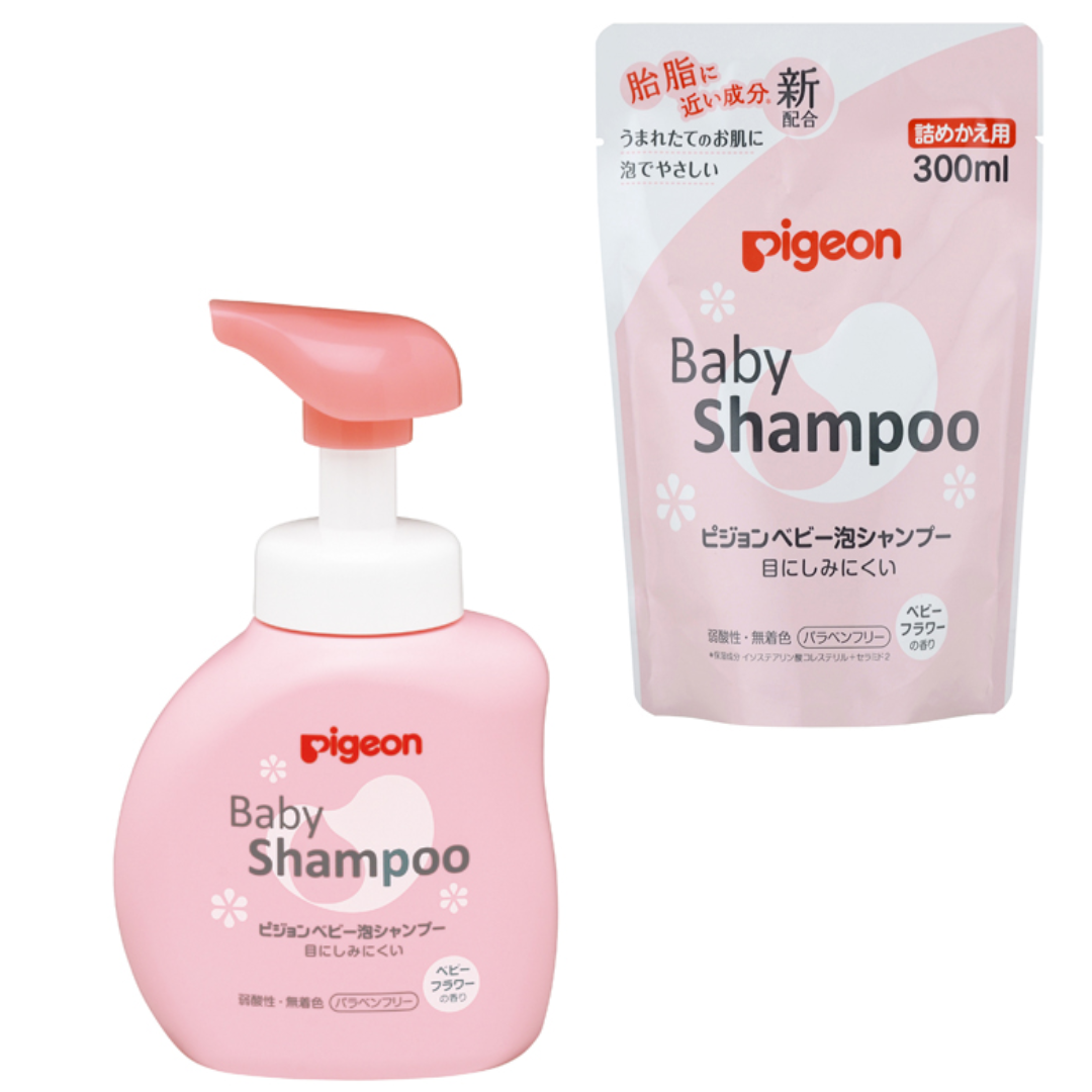 Pigeon Baby foam shampoo flower scent 350ml & refill