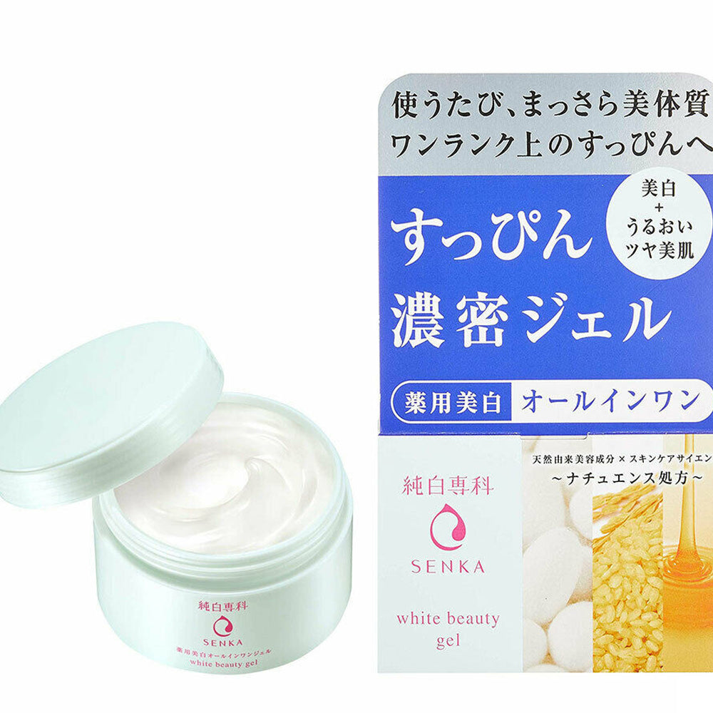 Shiseido Japan Senka 5-in-1 White Beauty Moisturizing Gel (100g/3.3oz.)
