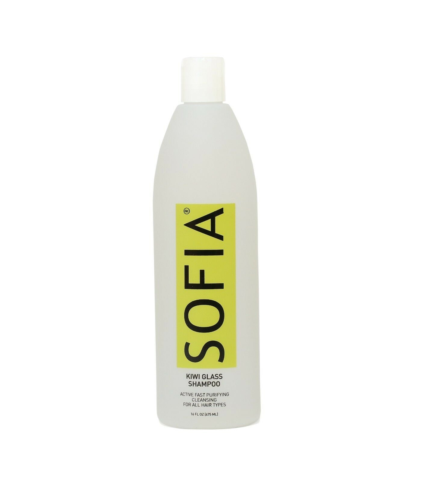 SOFIA Kiwi Glass Purifying Shampoo- 16 FL OZ- Paraben Free- Made in USA