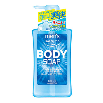 Kose Men's Softymo Body Soap 550ml - Cool OR Charcoal