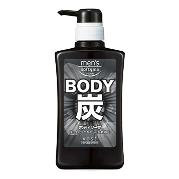Kose Men's Softymo Body Soap 550ml - Cool OR Charcoal