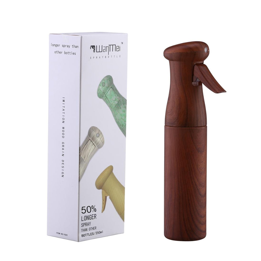 Wood Grain Spray Bottle 8.5 OZ-Continuous Water Mister Spray Bottle Empty-Fine Mist